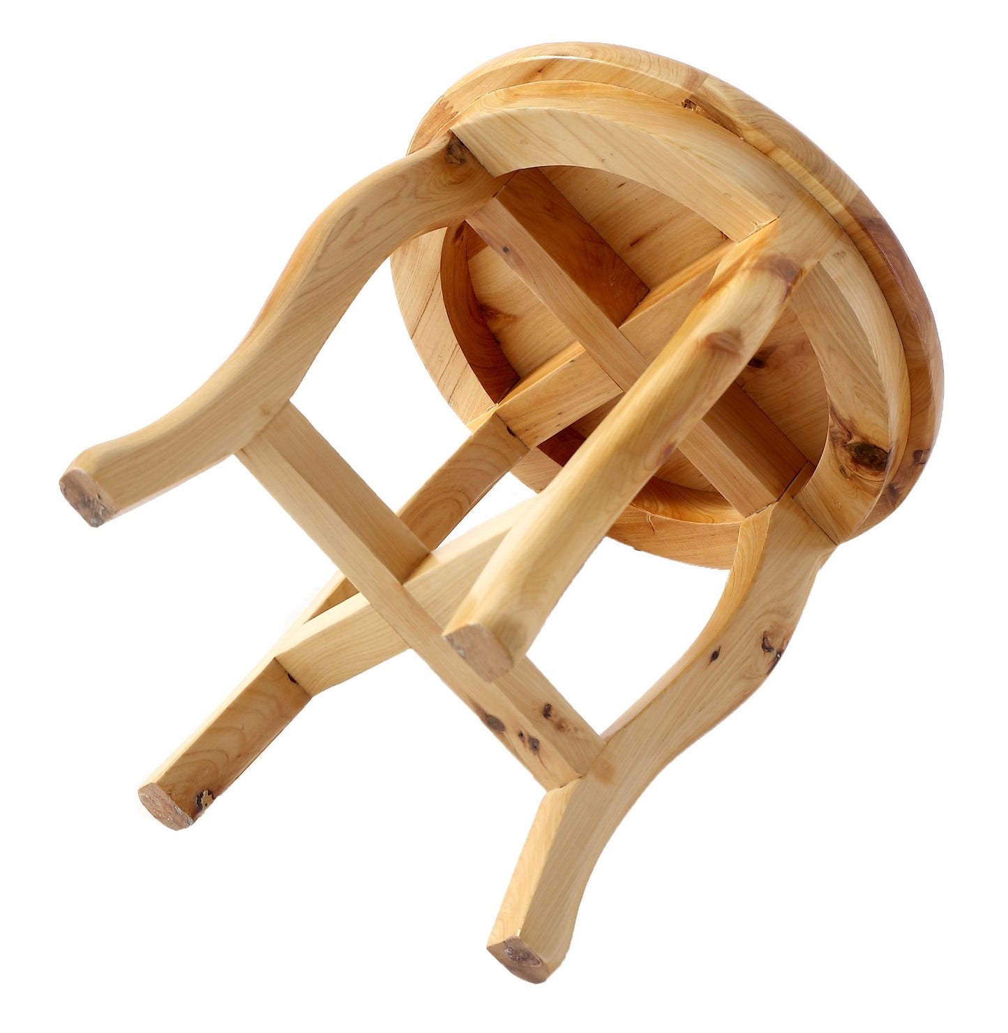 ALFI brand AB4406 11" Cedar Wood Round Stool Multi-Purpose Accessory