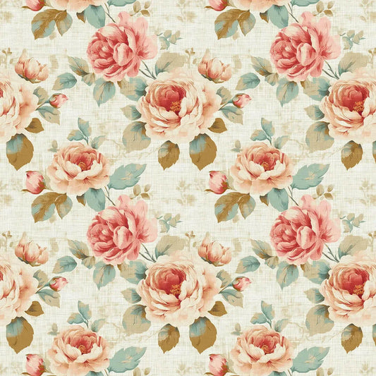 Blushing English Rose Garden