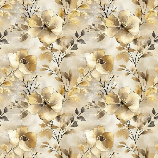 Gilded Petal Serenity