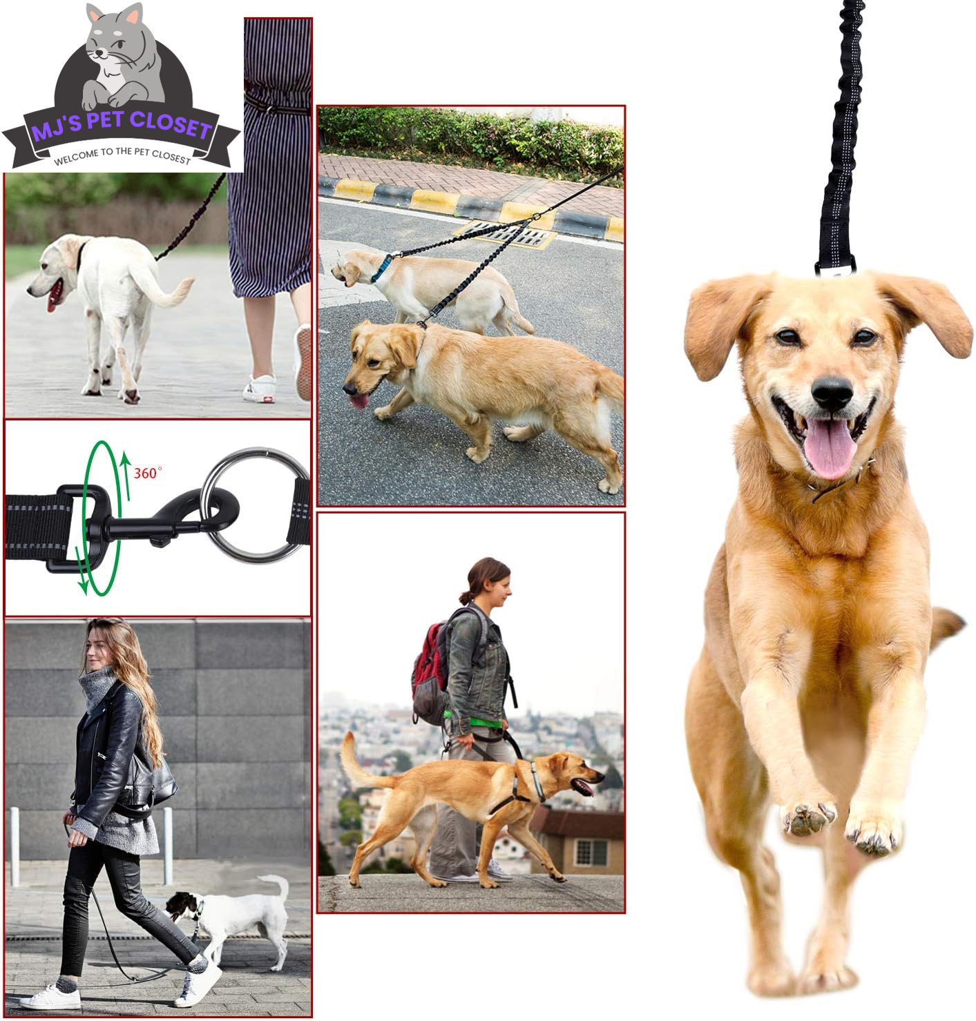 Walk Your Dogs in Style! š¾āØ Check Out Our 360° Swivel Double Dog Leash - No Tangles, Maximum Comfort! Perfect for Two Pups Up to 200lbs! š¶ā¤ļø
