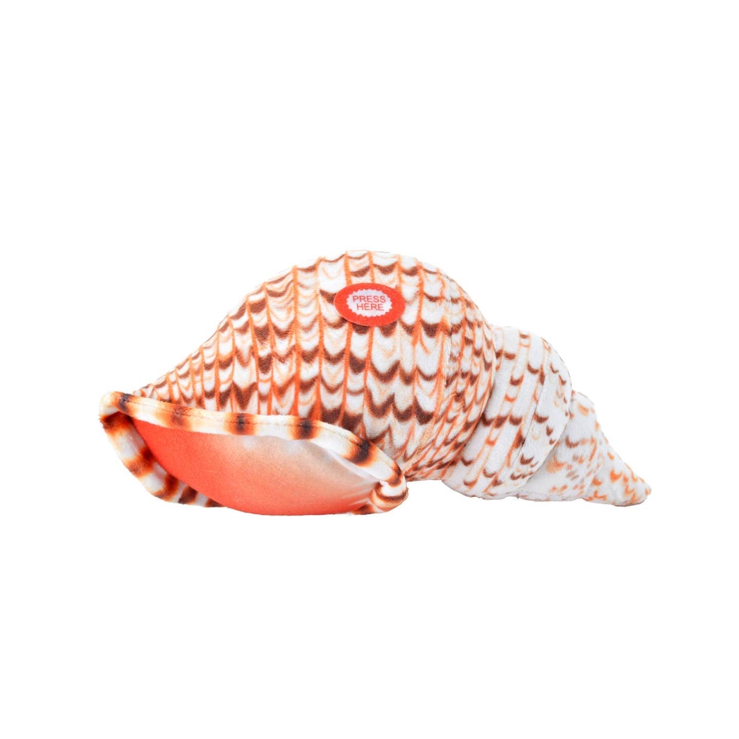 Wild Calls Triton Conch Shell Stuffed Animal With Sound-8" Plush Toy