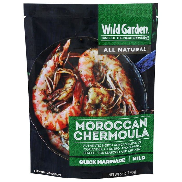 Wild Garden Moroccan Marinade Recipe - Quick, Mild Chermoula for Beef, Chicken, Lamb & Seafood