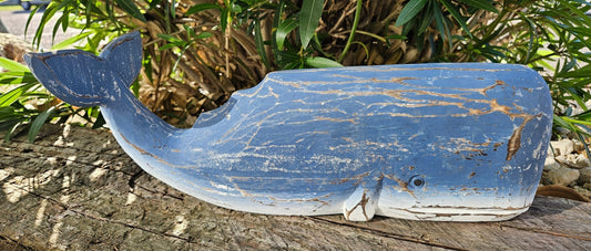Wooden Whale Home Decor – 5 Colors Available