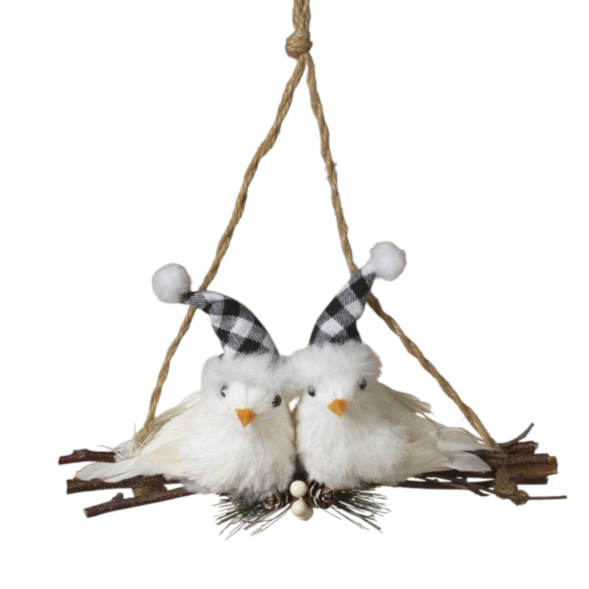Charming Winter Birds Ornament