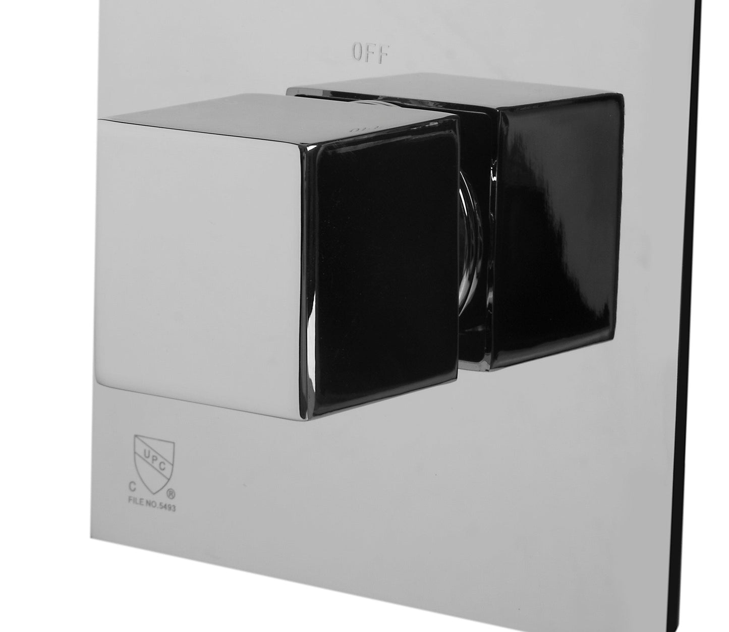 ALFI brand AB2901 Concealed 4-Way Thermostatic Valve Shower Mixer /w Square Knobs