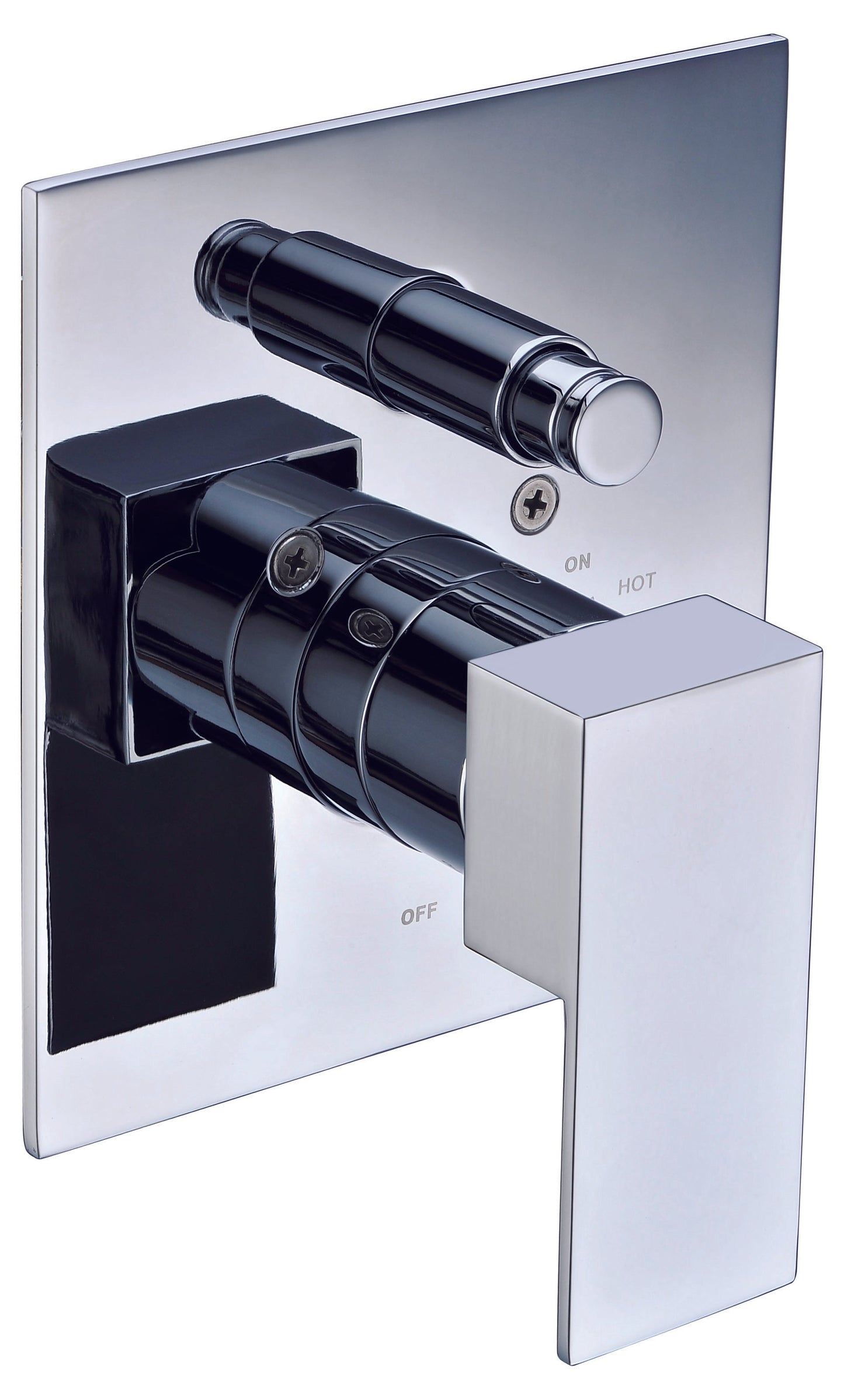 ALFI brand AB6801 Square Pressure Balanced Shower Mixer with Diverter