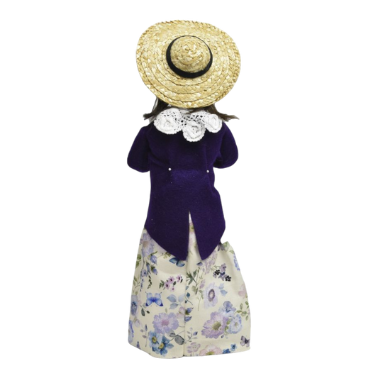 Woman with Flower Basket Caroler