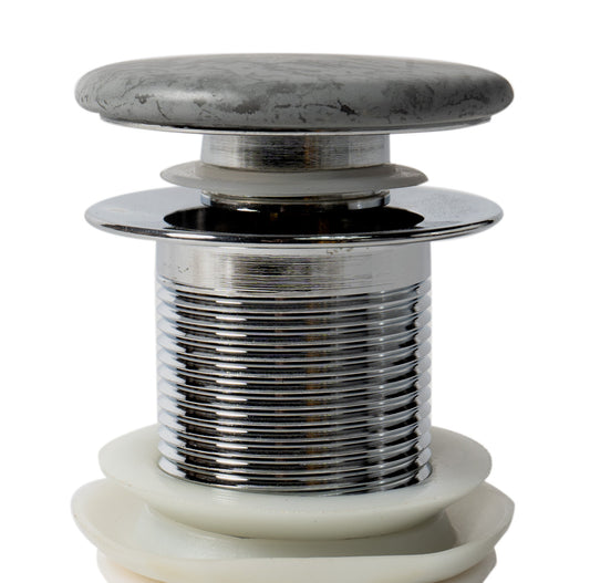 ALFI brand ABCO7055 Solid Concrete Gray Matte Cap Bathroom Sink Drain