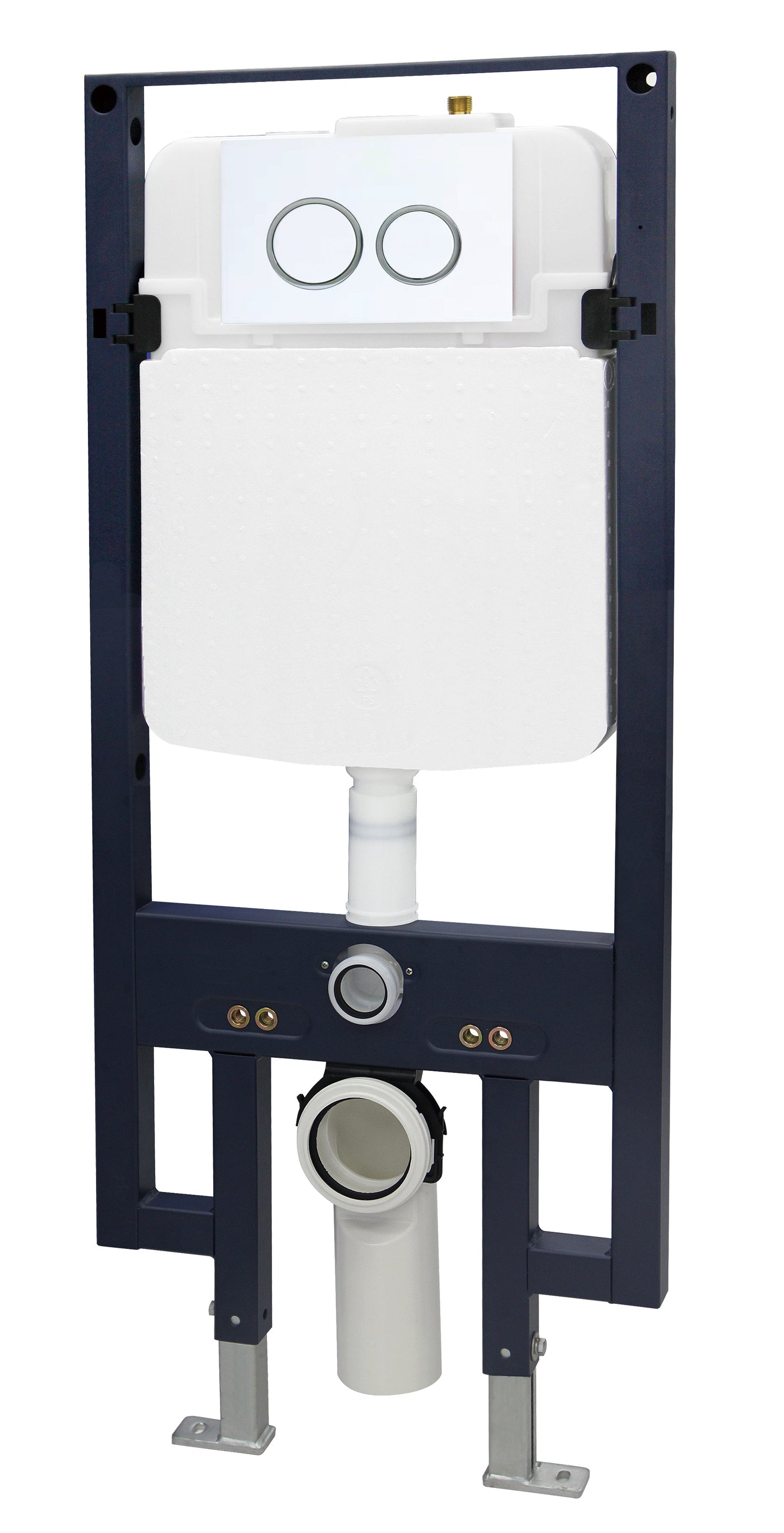EAGO PWG380 Dual Flush Wall Mounted Toilet Tank Carrier for WD101, WD332, WD333