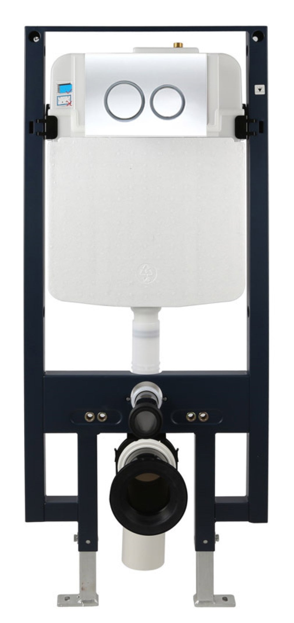 EAGO PWG380 Dual Flush Wall Mounted Toilet Tank Carrier for WD101, WD332, WD333
