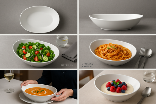 Yanco NS-036W Nessico Oval Bowl professional photography