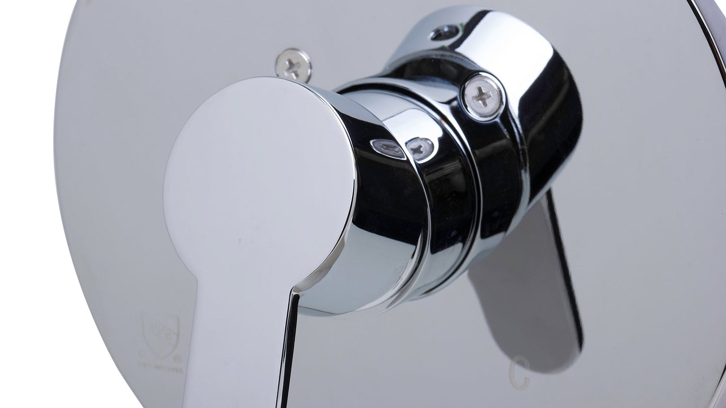ALFI brand AB3001 Shower Valve Mixer with Rounded Lever Handle