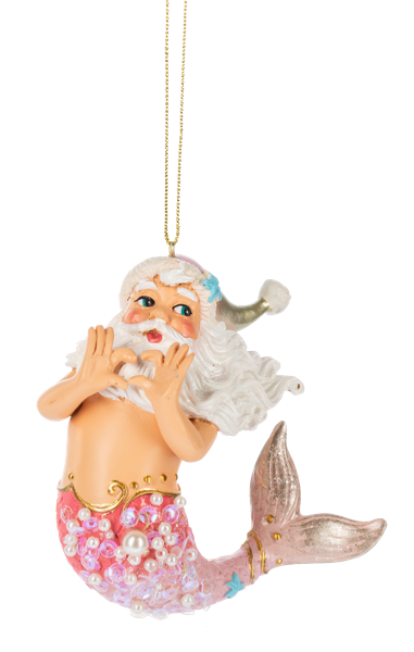 Merman Ornament Love