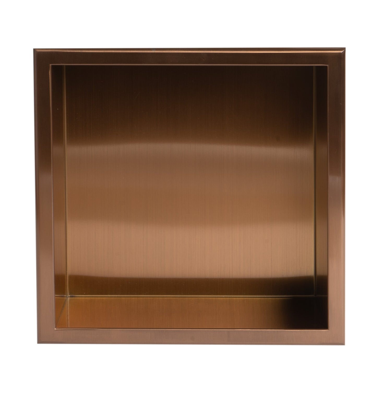 ALFI brand ABNP1212 12" x 12" Stainless Steel Square Single Shelf Shower Niche