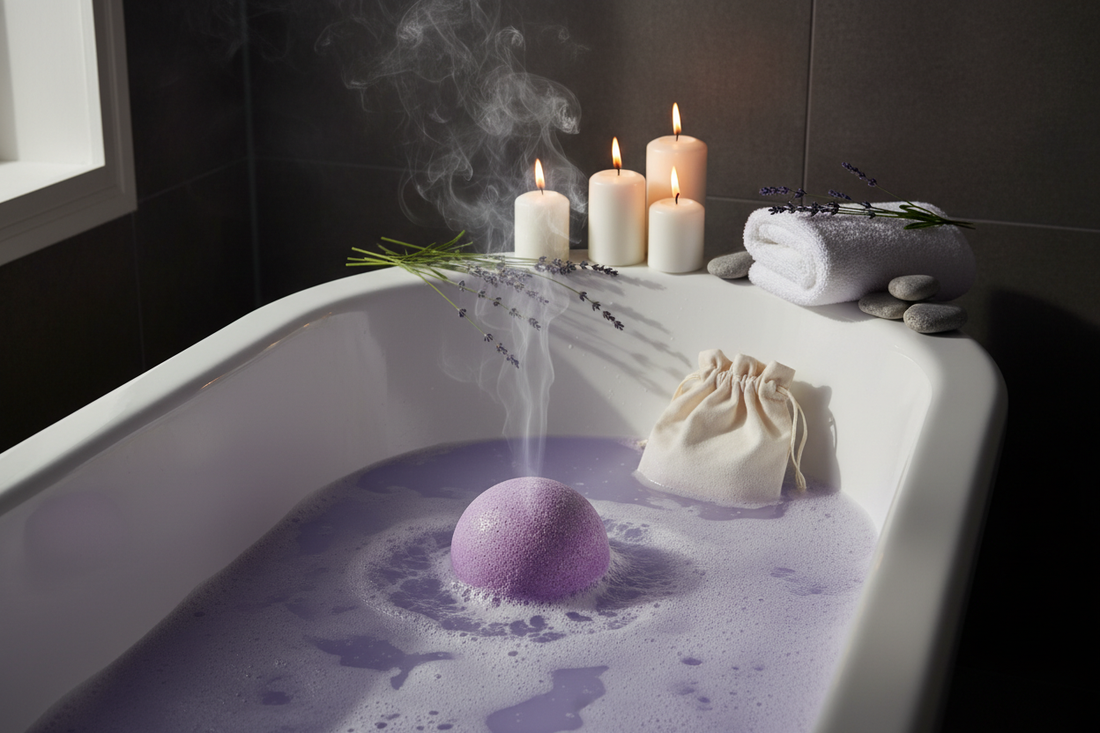 Dreamy Lavender Jewelry Bath Bomb: Self-Care Meets Surprise Luxury