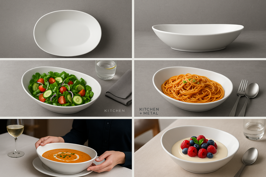 The Complete Guide to the Yanco NS-036W Nessico Oval Bowl: Redefining Elegance in Dinnerware | Kitchen + Metal