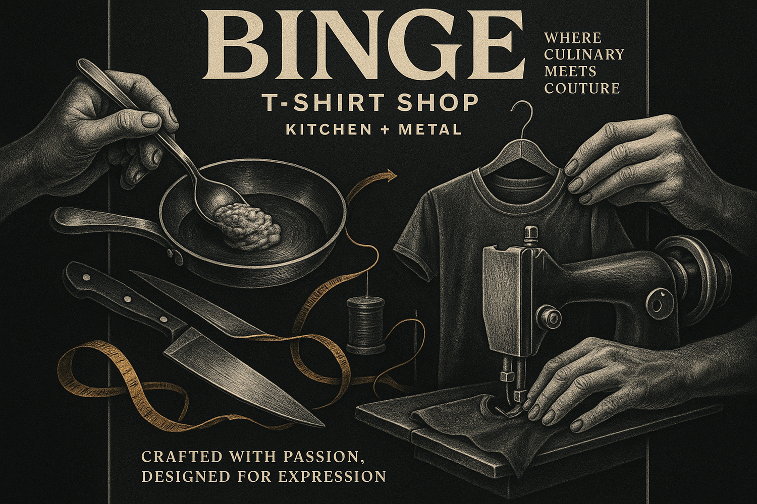 Binge T-Shirt Shop [Everyday Wear for Career Chefs]