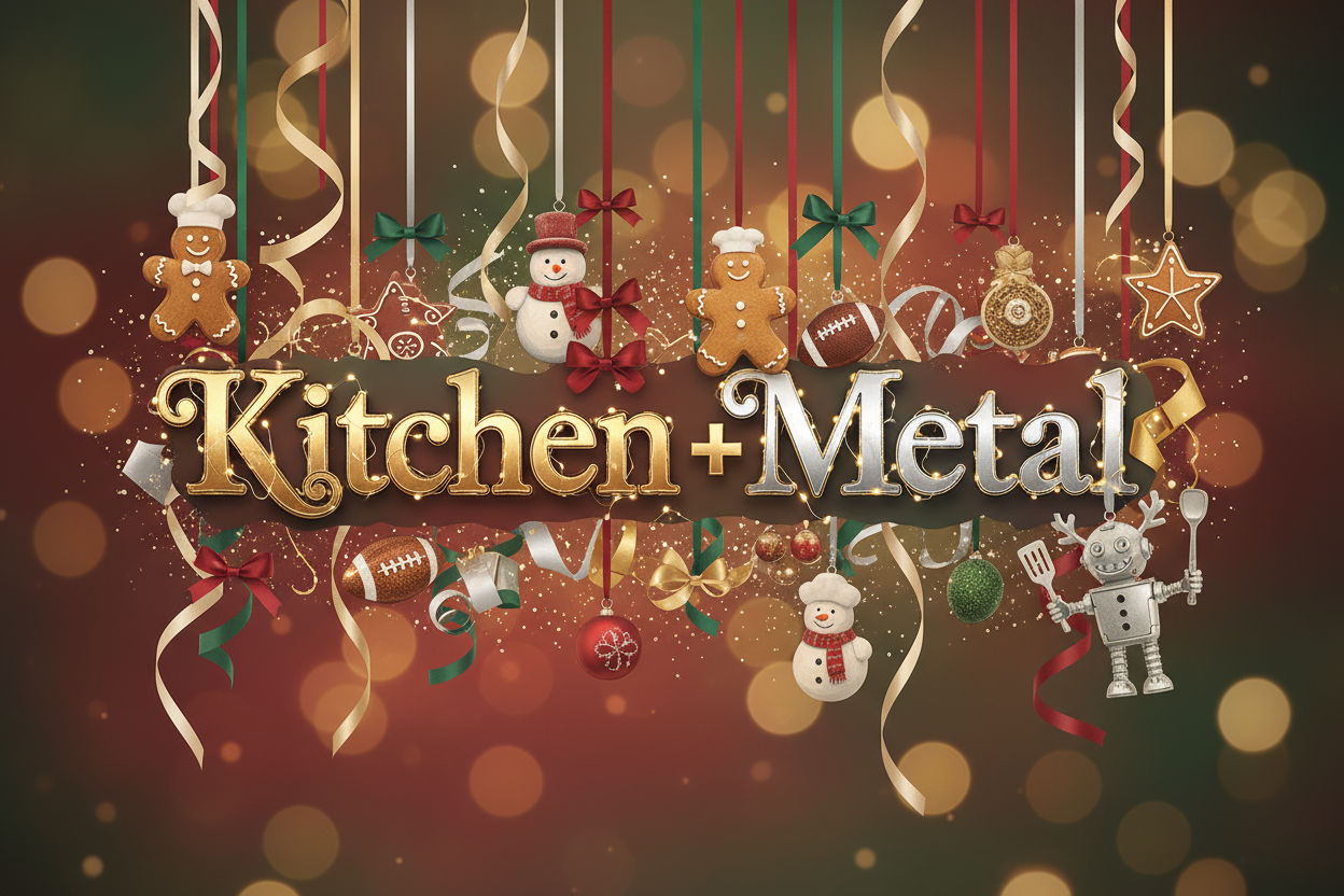 Kitchen + Metal Holiday Ornament Collection