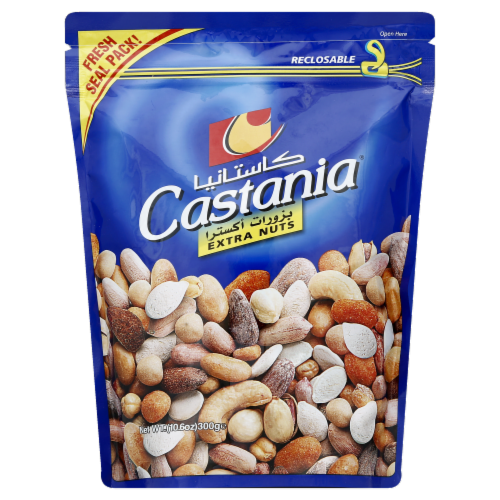 Castania Gourmet Nut Mix - 7 Varieties of Roasted Cashews, Pistachios, Almonds & More