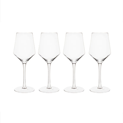 Set of 4 White Wine Glasses - 14 Oz | Glassware | Under $100 | Kitchen + Metal