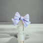 Girly Bow Straw Topper