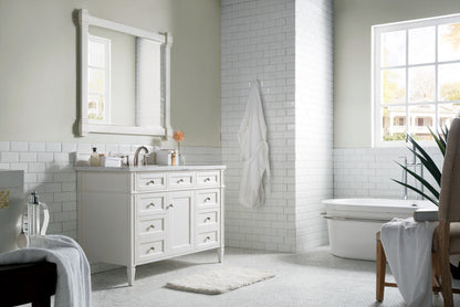 Brittany 48" Single Vanity in Bright White