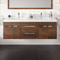 Eviva Lugano Bath Vanity with Acrylic Top and Integrated Sink (24"-84")