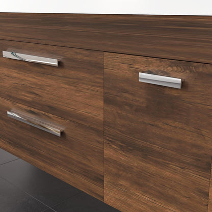Eviva Lugano Bath Vanity with Acrylic Top and Integrated Sink (24"-84")