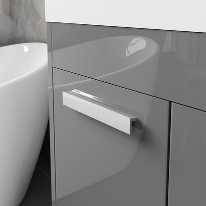 Eviva Lugano Bath Vanity with Acrylic Top and Integrated Sink (24"-84")
