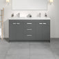 Eviva Lugano Bath Vanity with Acrylic Top and Integrated Sink (24"-84")