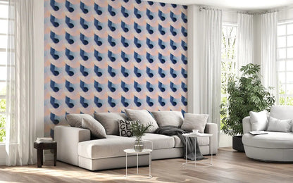 Serene Horizon Abstract Mural