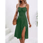 Polka Dot Suspender Dress - New Summer Sexy Split Long Dress for Women