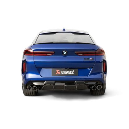 Akrapovic 2024+ BMW X5M / X6M (Face Lift) Slip-On Line (Titanium) w/Carbon Fiber Tips