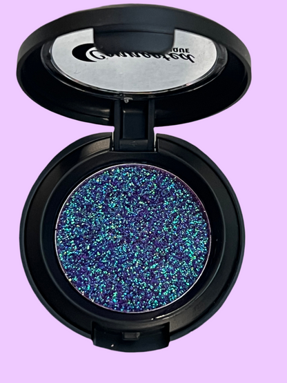 Magnetic Muse - Blue & Purple Duochrome Glitter Single Eyeshadow