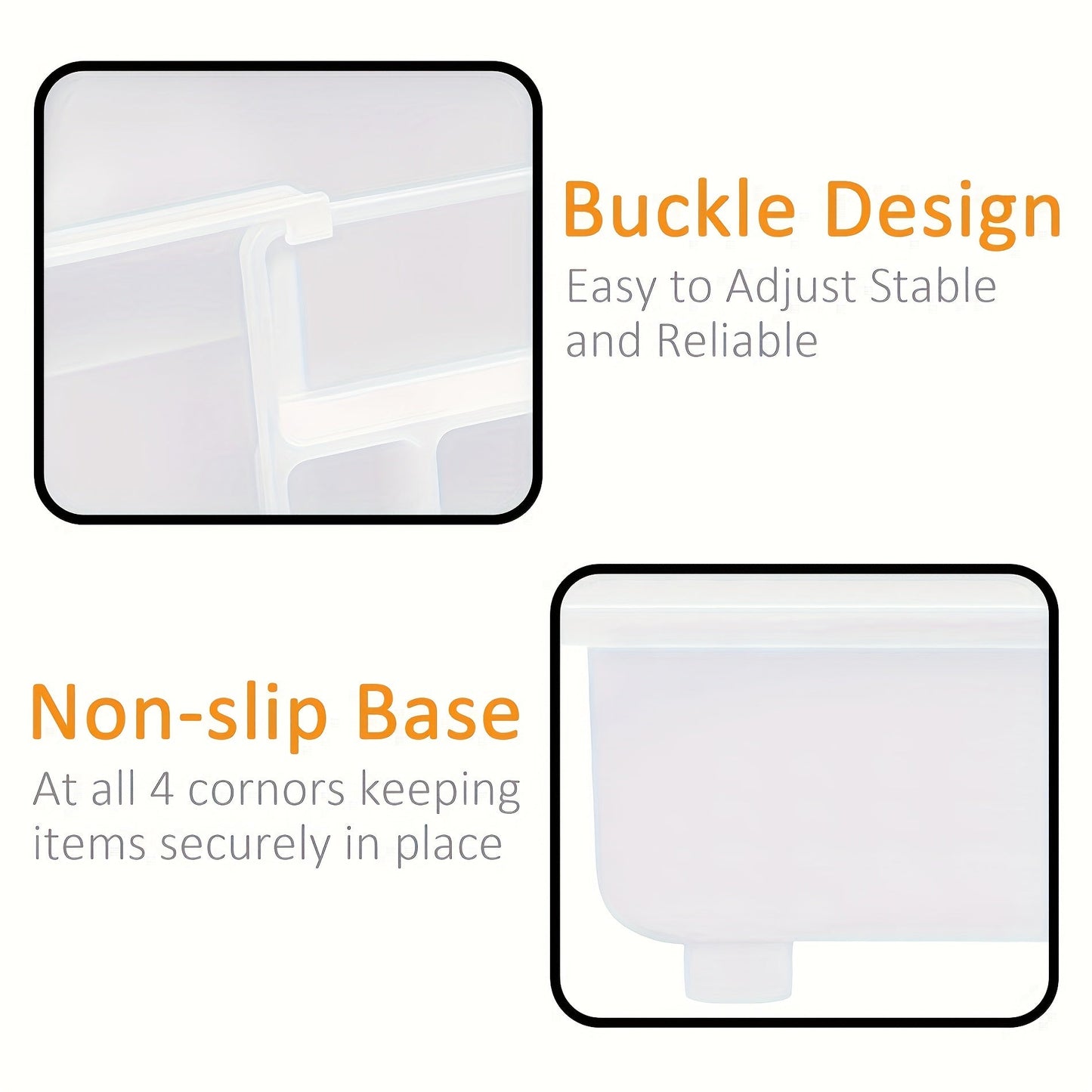 1pc Expandable Silverware Organizer with 2 Knife Blocks - BPA-Free