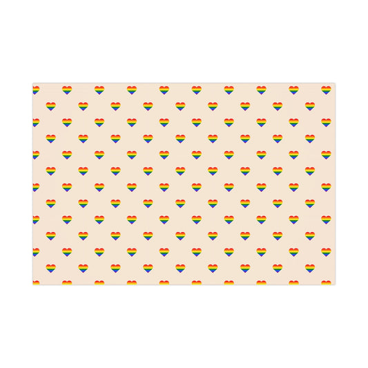 Pride Heart Wrapping Paper | Pride