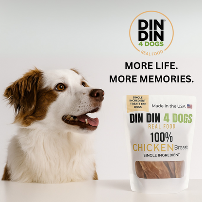 Chicken Treats Dog Treats, 5 Ounce Bag, Single Ingredient, High Protein