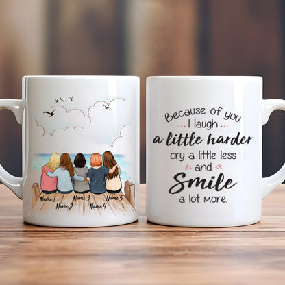 Custom Mug - Best Friend Forever - Personalized Gift For Her, Besties, Friends, Sisters, Best Friend | Birthday or any Occasions