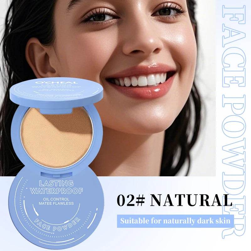 Long-Last Makeup Powder Cake – Oil Control & Flawless Finish!