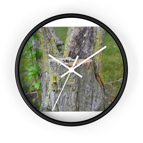 Tree Stump Wall clock