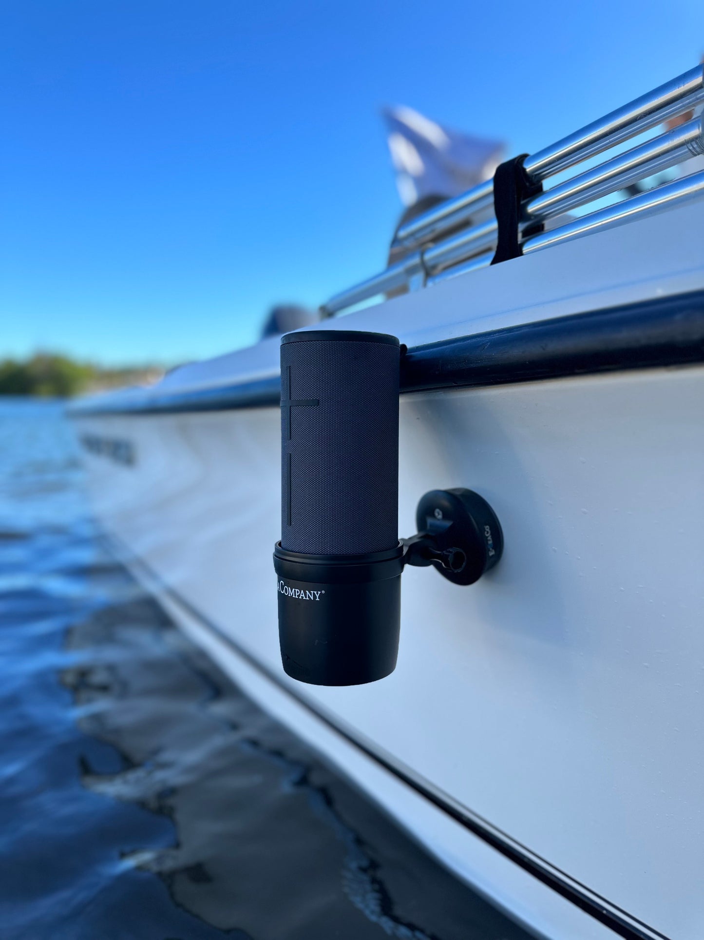E-Sea Cup Adjustable-Suction Mounted Adjustable Angle Cup Holder-Black