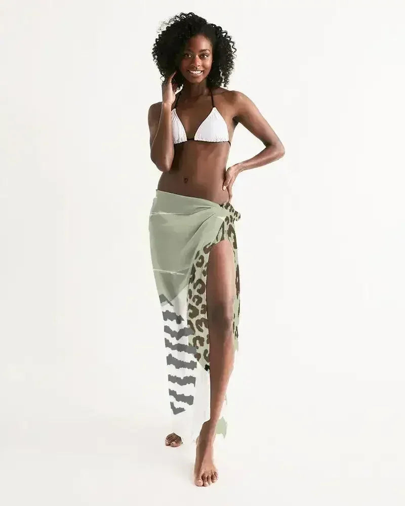 Womens Wrap Sarong - Casual / Swimwear / Beige