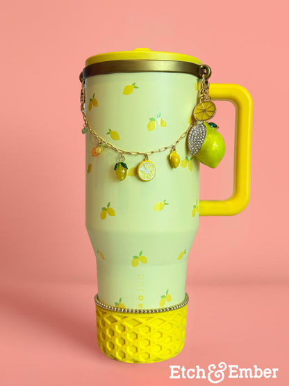 Sunny Yellow Waffle Tumbler Boot -Fall fits 20-40oz