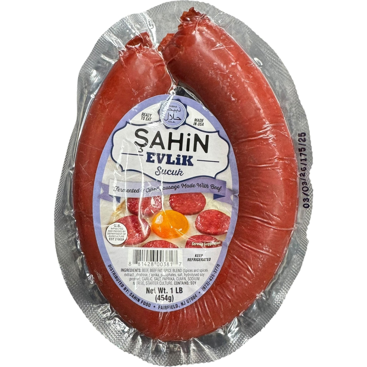 Authentic Turkish Sucuk – Premium Quality Spicy Sausage Delight from ALBASHA Store