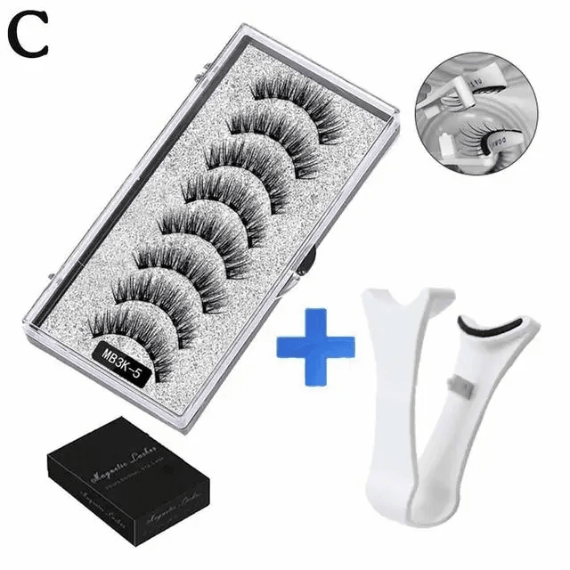 Reusable 3D Magnetic Eyelashes