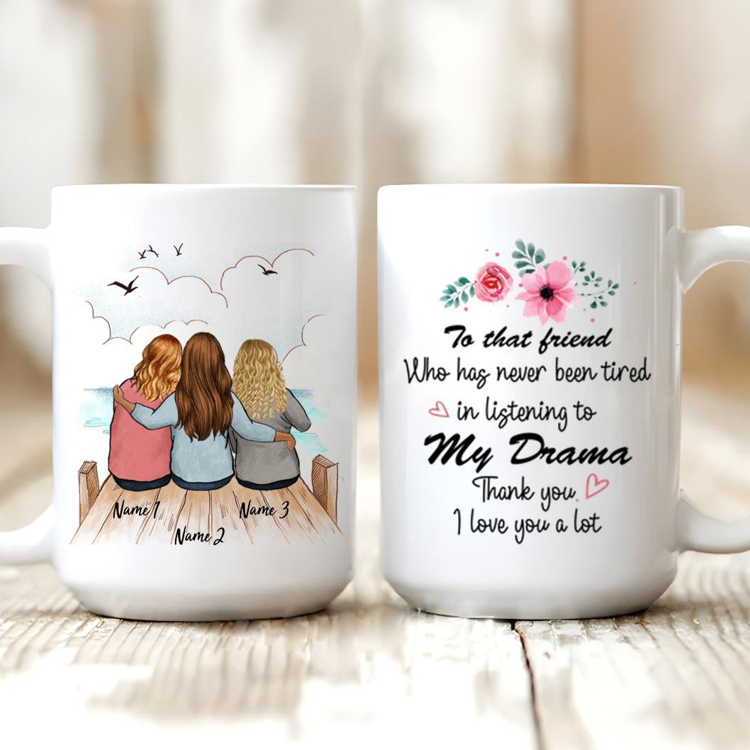 Custom Mug - Best Friend Forever - Personalized Gift For Her, Besties, Friends, Sisters, Best Friend | Birthday or any Occasions