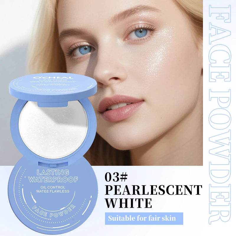 Long-Last Makeup Powder Cake – Oil Control & Flawless Finish!