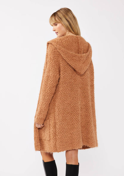 Lovestitch Hooded Cardigan with Pockets