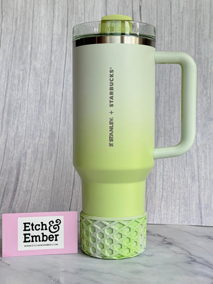 LIME OMBRE WAFFLE Tumbler Boot -fits 20-40oz