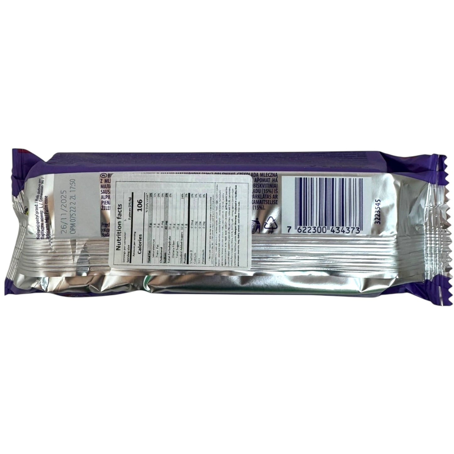 Milka Raspberry Chocolate Snacks, Delightful Jaffa Treats, 147g